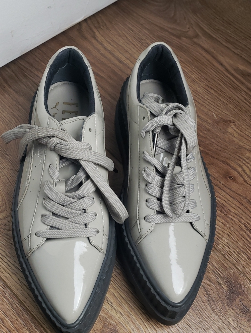 Puma x Fenty by Rihanna Pointy Creeper Patent in DOVE US 8 WOMENS